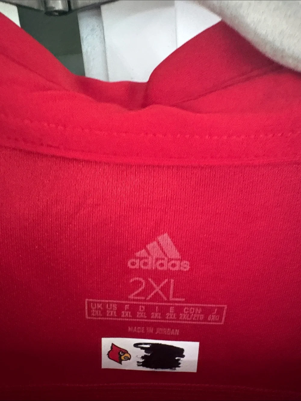 adidas Red University of Louisville Polo